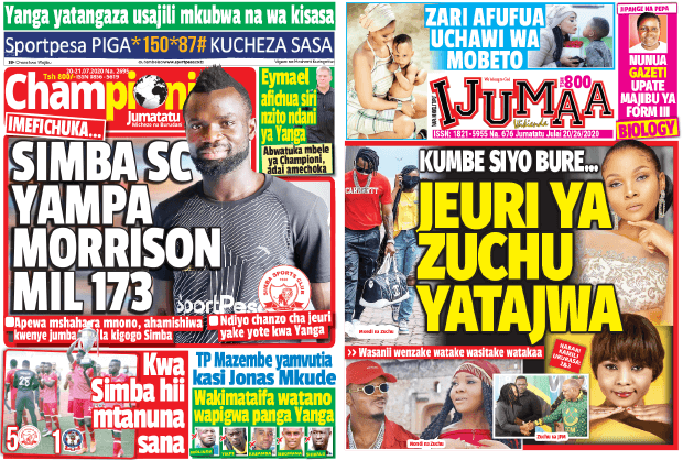 Nunua na Soma Gazeti la Championi na Ijumaa-Wikienda kirahisi zaidi hapa - Global Publishers