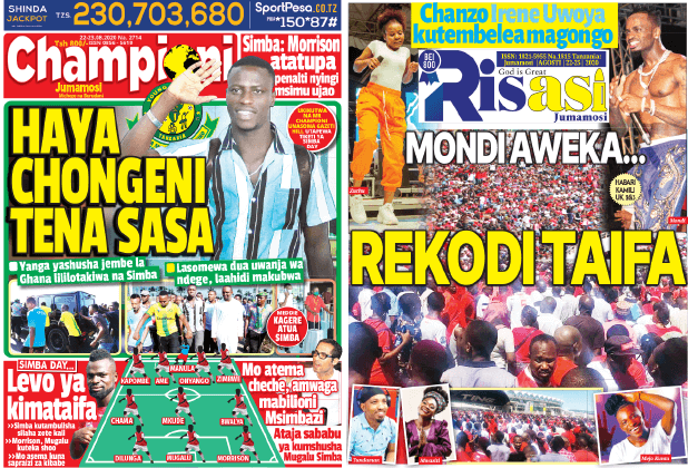 Nunua na Soma Gazeti la Championi na Risasi kirahisi zaidi hapa - Global Publishers