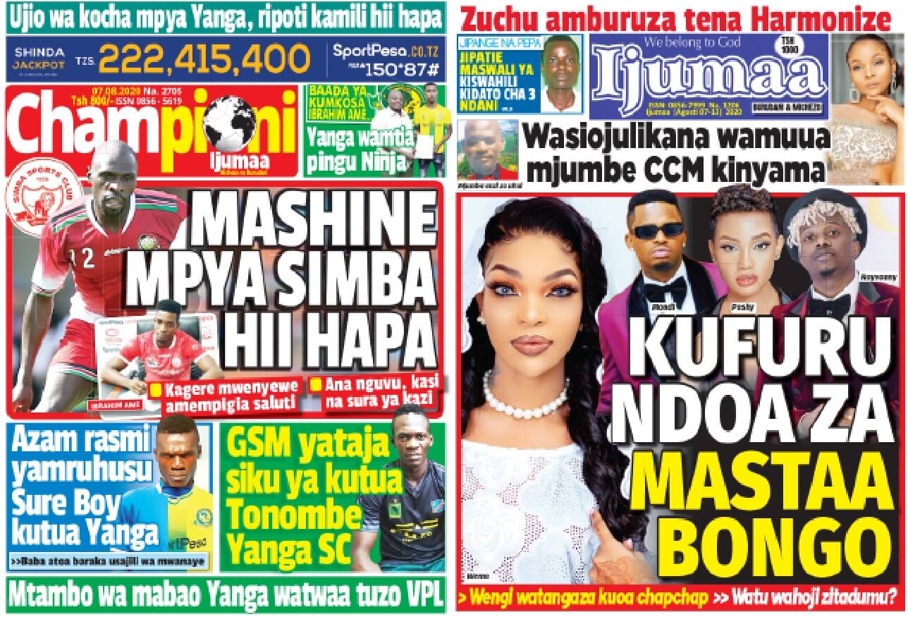 Nunua na Soma Gazeti la Championi na Ijumaa kirahisi zaidi hapa - Global Publishers