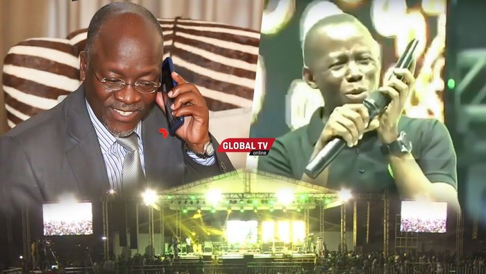 Vide: JPM Awapigia Simu Laivu Wasanii Uhuru “Pigeni Usiku Kucha” - Global Publishers