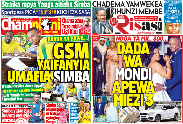 Nunua na Soma Gazeti la Championi na Risasi kirahisi zaidi hapa - Global Publishers