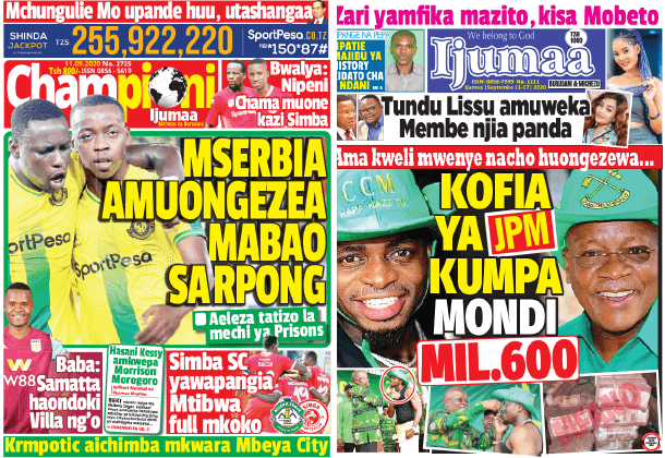 Nunua na Soma Gazeti la Championi na Ijumaa kirahisi zaidi hapa - Global Publishers