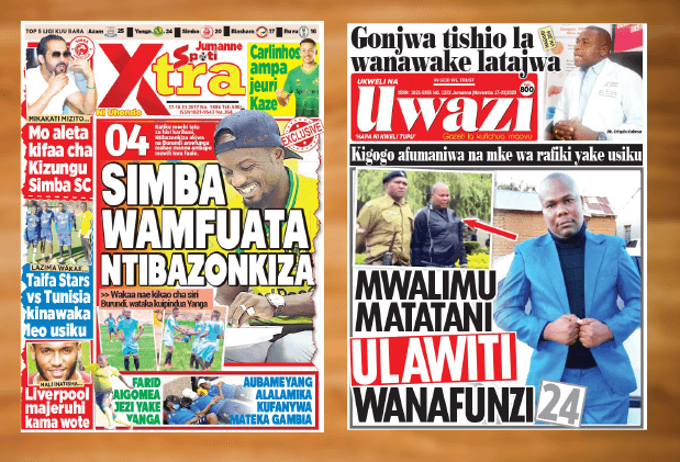 Nunua na Soma Gazeti la SpotiXtra na Uwazi kirahisi zaidi hapa - Global Publishers