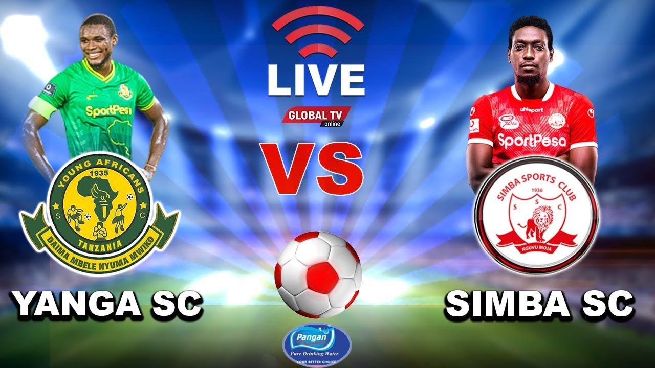 Ft: Yanga Sc 1 -1 Simba Sc, Ligi Kuu Bara, Uwanja wa Mkapa - Global Publishers