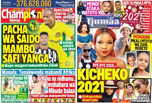 Nunua na Soma Gazeti la Championi na Ijumaa kirahisi zaidi hapa - Global Publishers