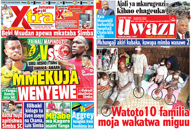 Nunua na Soma Gazeti la SpotiXtra na Uwazi kirahisi zaidi hapa - Global Publishers