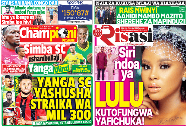 Nunua na Soma Gazeti la Championi na Risasi Kirahisi Zaidi Hapa - Global Publishers