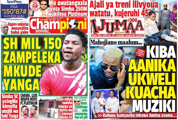 Nunua na Soma Gazeti la Championi na Ijumaa Wikienda kirahisi zaidi hapa - Global Publishers