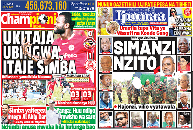 Nunua na Soma Gazeti la Championi na Ijumaa kirahisi zaidi hapa