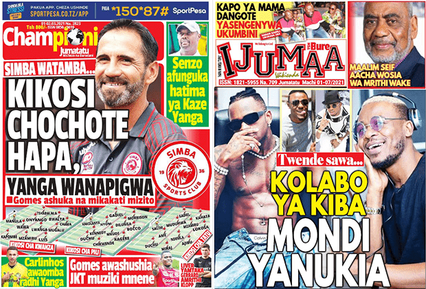 Nunua na Soma Gazeti la Championi na Ijumaa Wikienda kirahisi zaidi hapa - Global Publishers