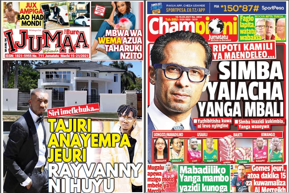 Nunua na Soma Gazeti la Championi na Ijumaa Wikienda kirahisi zaidi hapa - Global Publishers