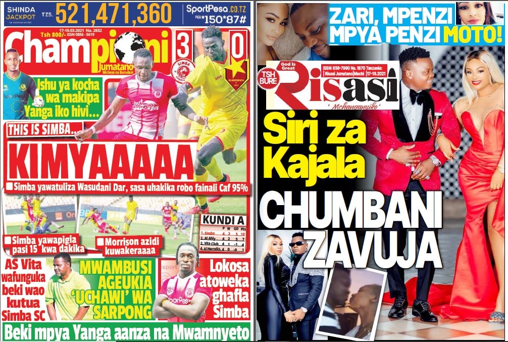 Nunua na Soma Gazeti la Championi na Risasi Kirahisi Zaidi Hapa