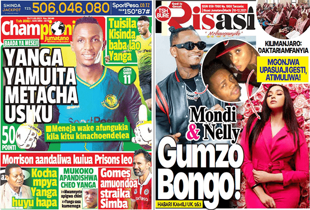 Nunua na Soma Gazeti la Championi na Risasi Kirahisi Zaidi Hapa - Global Publishers