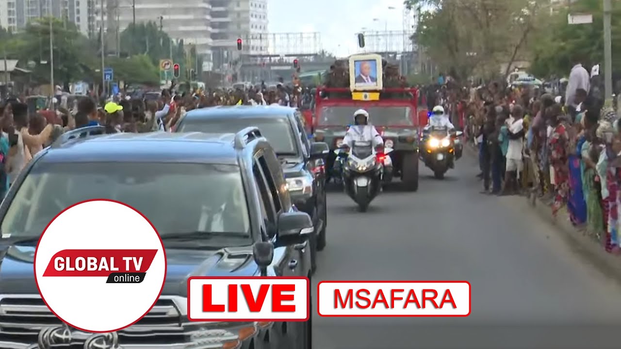 Msafara wa Mwili wa Hayati Magufuli Ukielekea Uwanja wa Uhuru – Video - Global Publishers