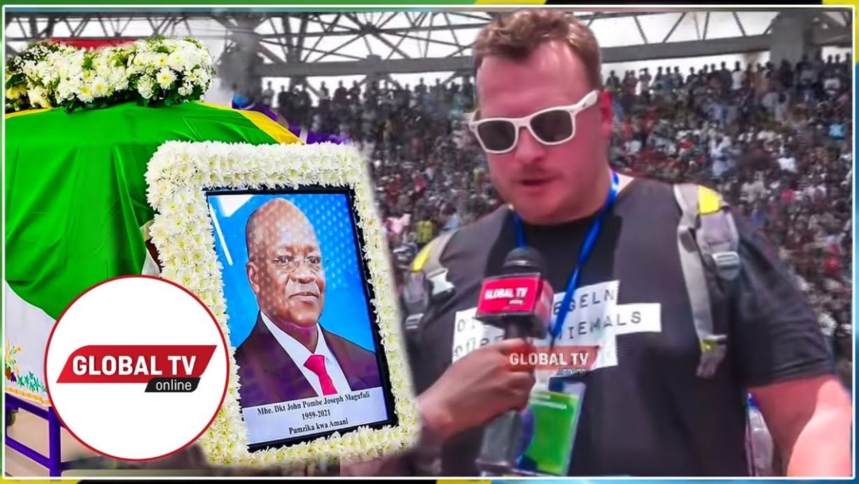 Mzungu Atinga Uwanjani na Mwanaye Kumuaga JPM – Video - Global Publishers