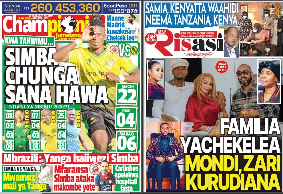 Nunua na Soma Gazeti la Championi na Risasi Kirahisi Zaidi Hapa