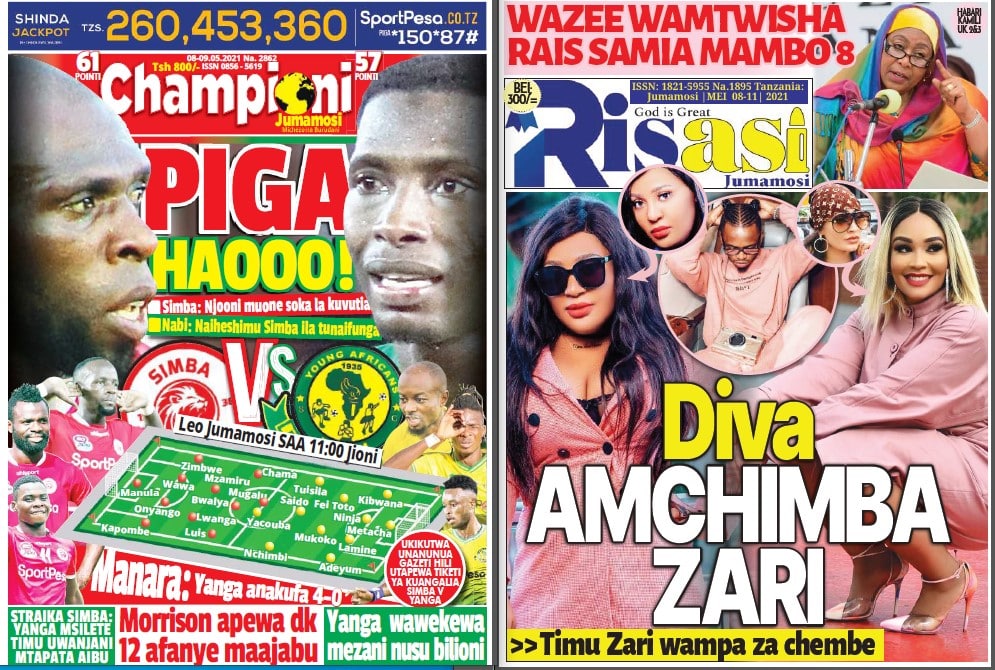 Nunua na Soma Gazeti la Championi na Risasi Kirahisi Zaidi Hapa - Global Publishers