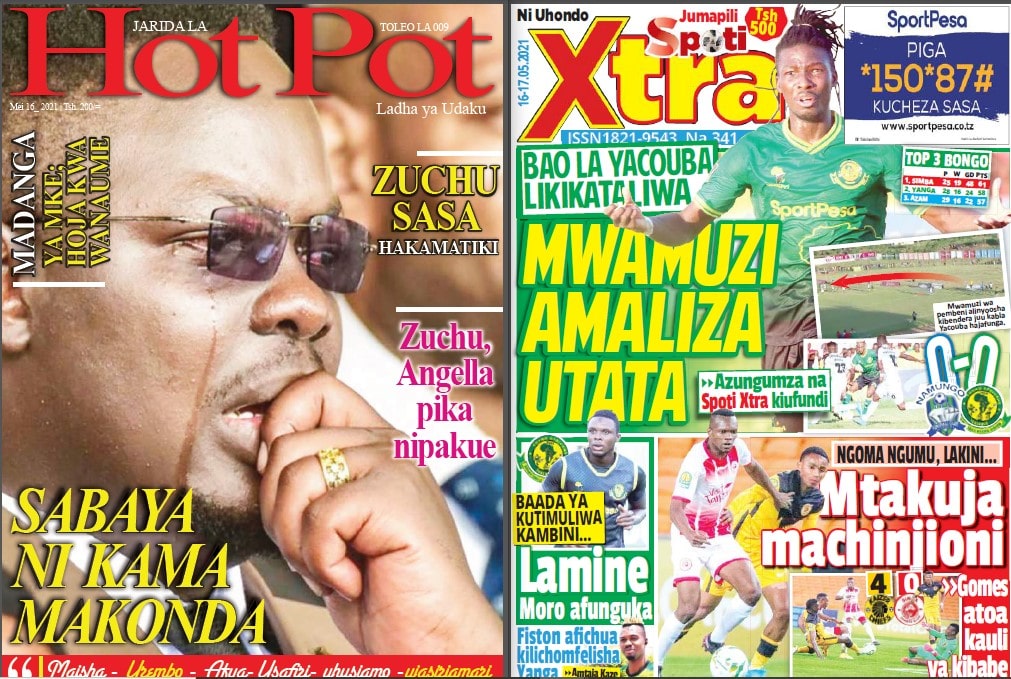 Nunua na Soma Gazeti la SpotiXtra na Jarida la Hot Pot kirahisi zaidi hapa - Global Publishers