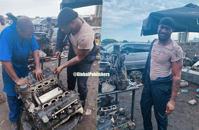 Mr. P wa Kundi la PSquare Aibukia Kwenye Ufundi wa Magari - Global Publishers
