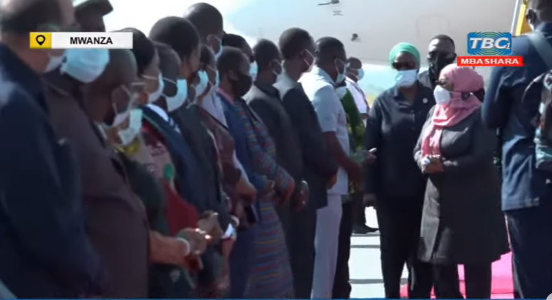 Rais Samia Anza Ziara ya Siku Tatu Mwanza Leo, Mamia Wampokea -Video - Global Publishers