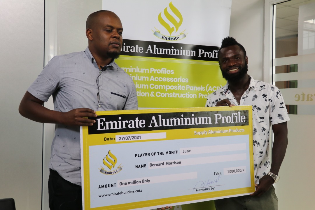 Morrison Atwaa Tuzo ya Mchezaji Bora wa Mwezi Juni - Global Publishers