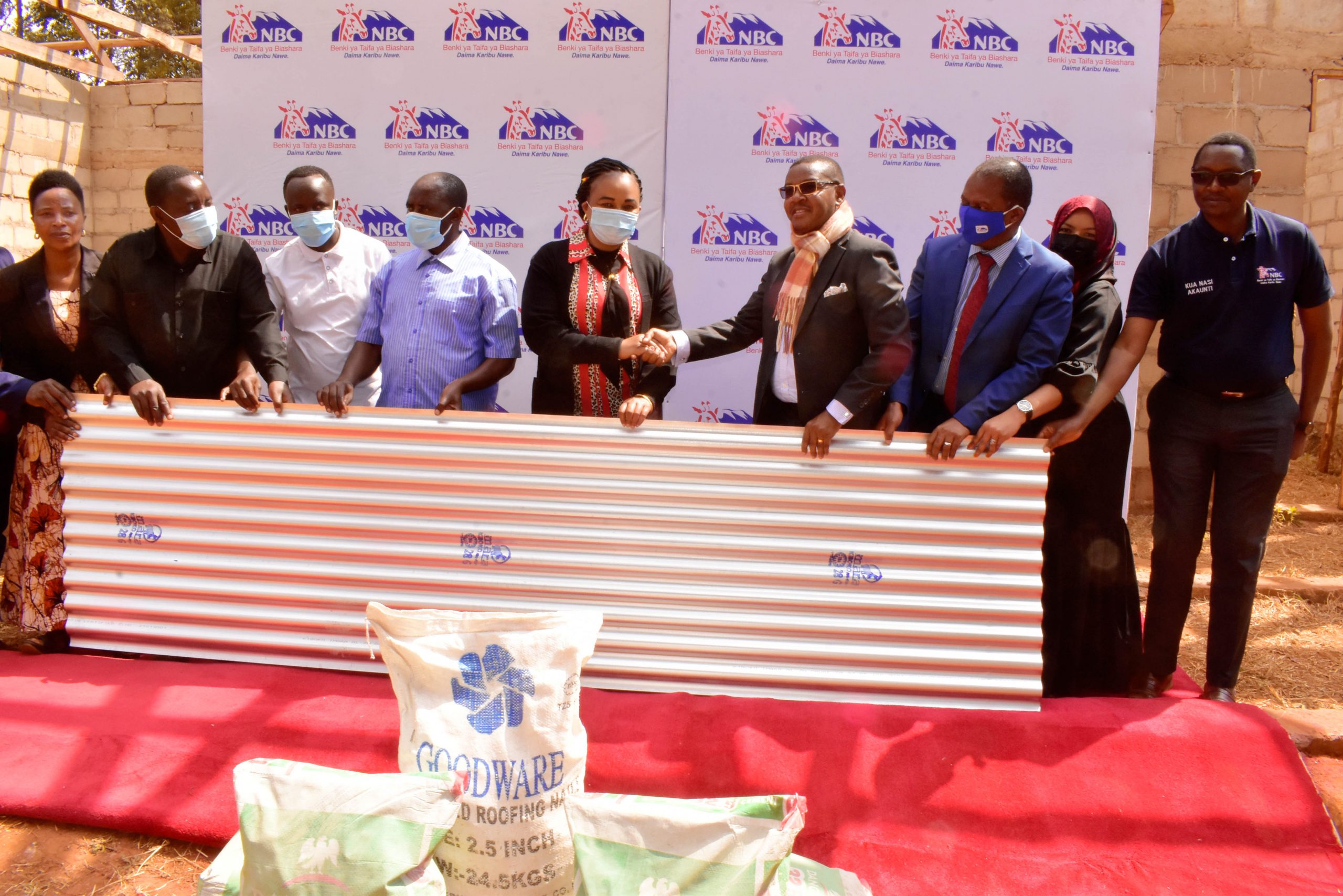 NBC Yakabidhi Vifaa Vya Ujenzi  Wa Madarasa Mkoani Ruvuma - Global Publishers