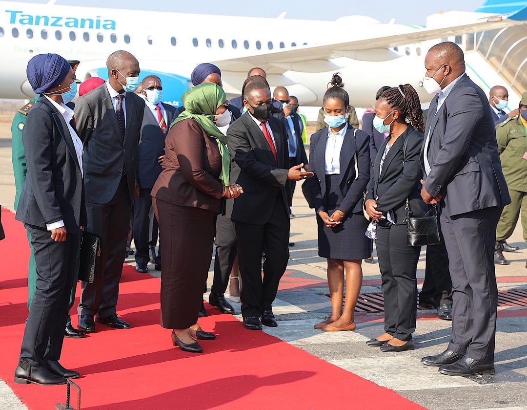 Rais Samia Awasili Zambia Kuhudhuria Sherehe ya Kuapishwa Rais Mpya - Global Publishers