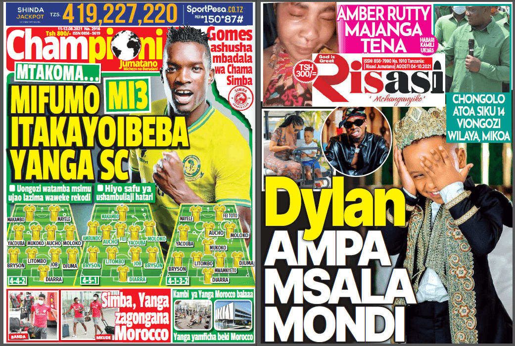 Nunua na Soma Gazeti la Championi na Risasi Kirahisi Zaidi Hapa - Global Publishers