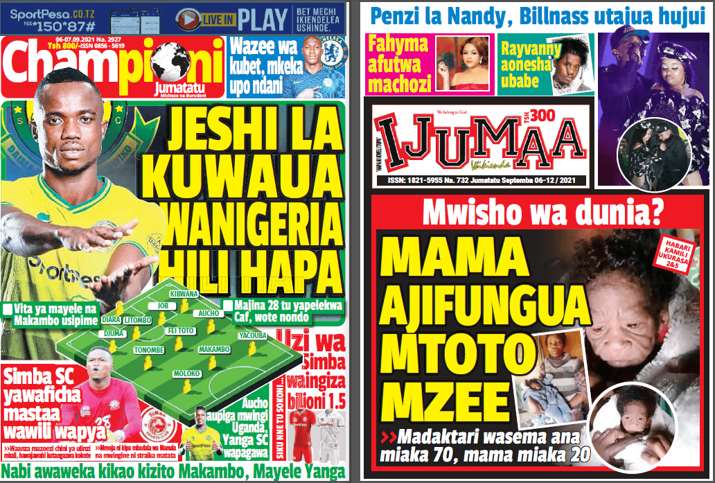 Nunua na Soma Gazeti la Championi na Ijumaa Wikienda kirahisi zaidi hapa - Global Publishers