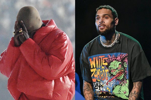 Kanye West Ampiga Chini Mazima Chris Brown - Global Publishers