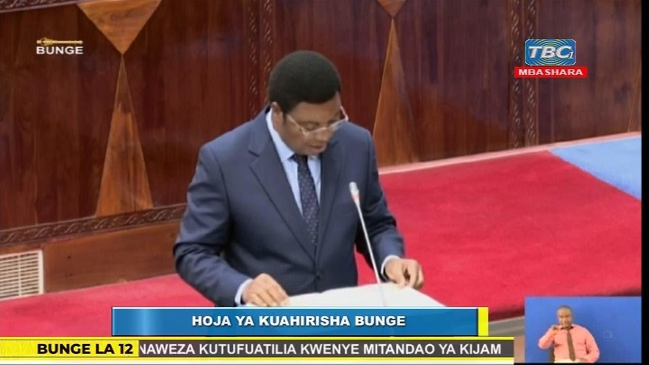 Live: Waziri Mkuu Anatoa Hoja Ya Kuhailisha Bunge Muda Huu Dodoma.. - Global Publishers