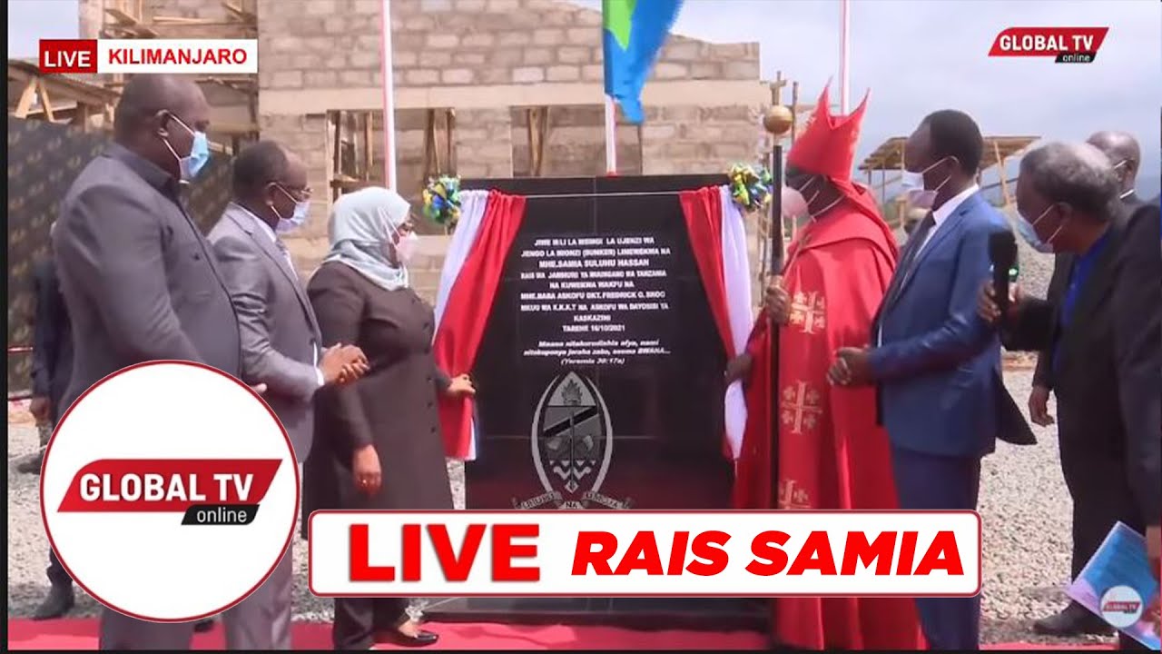 Rais Samia  Alivyoweka Jiwe La Msingi Katika Hospitali Ya Kcmc-Video - Global Publishers