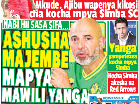 Nunua na Soma Gazeti la SpotiXtra kirahisi zaidi hapa - Global Publishers