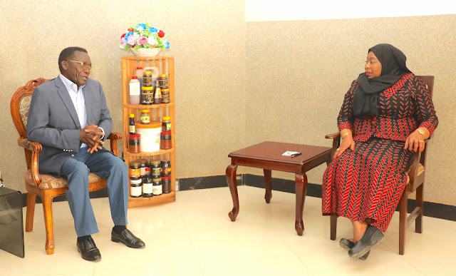 Rais Samia Awatembelea Mzee Pinda na Mzee Malecela Dodoma - Global Publishers