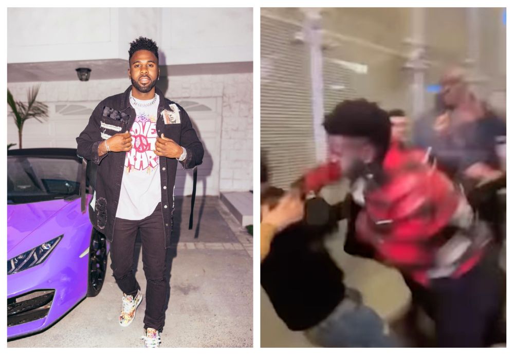 Jason Derulo Apigana na Wanaume Wawili - Global Publishers