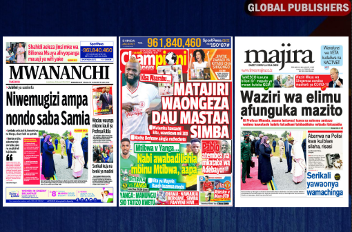 Yasome Hapa Magazeti ya Leo Februari 23, 2022 - Global Publishers
