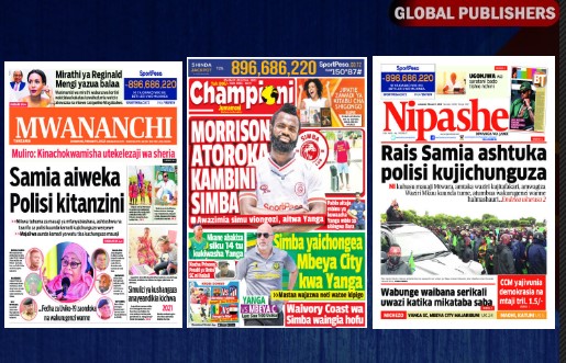 Yasome Hapa Magazeti ya Leo Jumamosi, Feb 5, 2022 - Global Publishers