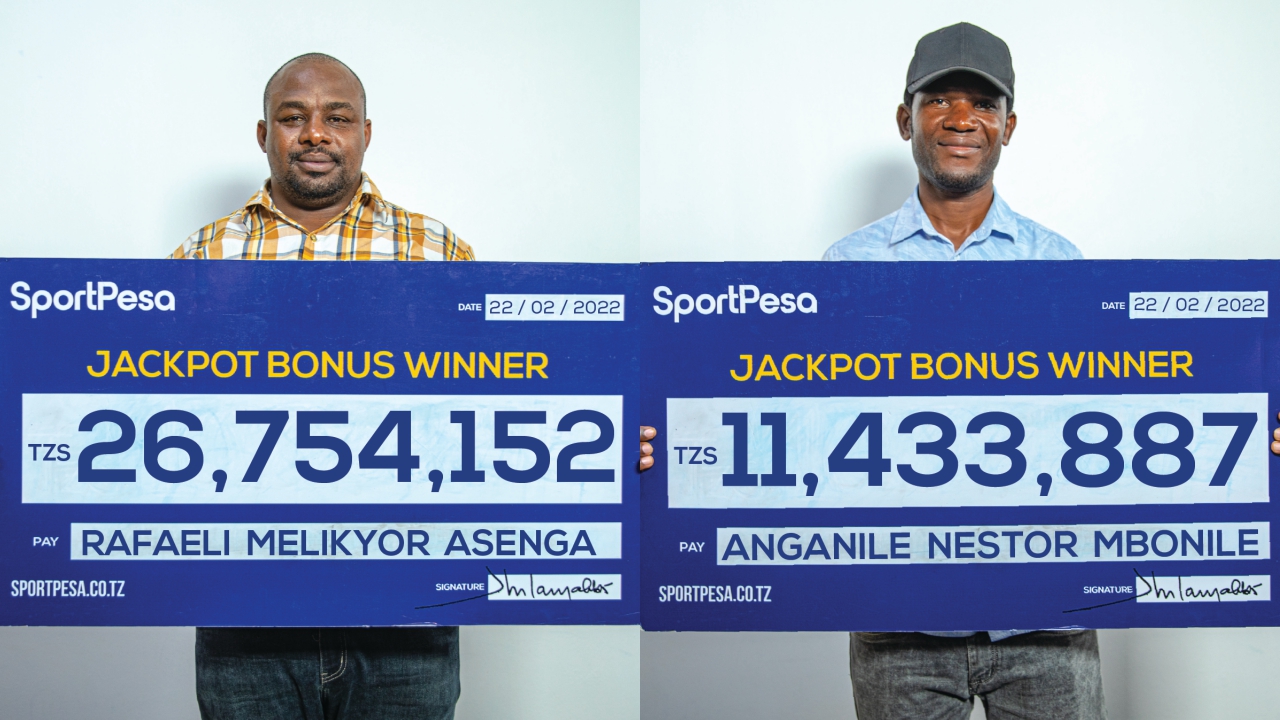 Mhandisi Na Mkulima Walamba Zaidi Ya Mil 30 Jackpot Ya SportPesa - Global Publishers