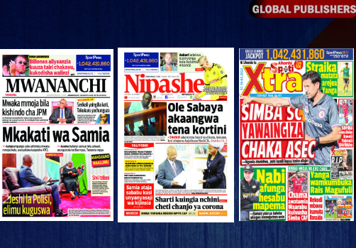 Yasome Hapa Magazeti ya Leo Alhamisi, Machi 17, 2022 - Global Publishers