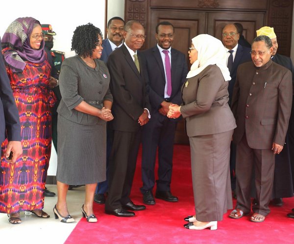 Rais Samia Akutana na Kikosi Kazi cha Kuratibu Maoni ya Wadau Wa Demokrasia- Picha - Global Publishers