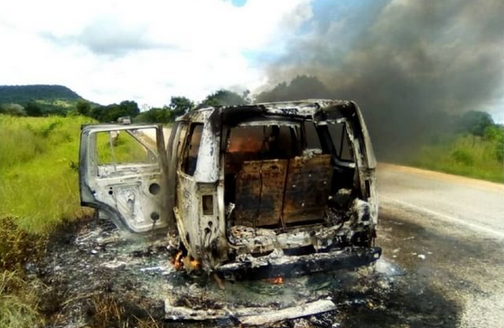 Gari Ya Mbunge wa Masasi Yateketea Kwa Moto - Global Publishers