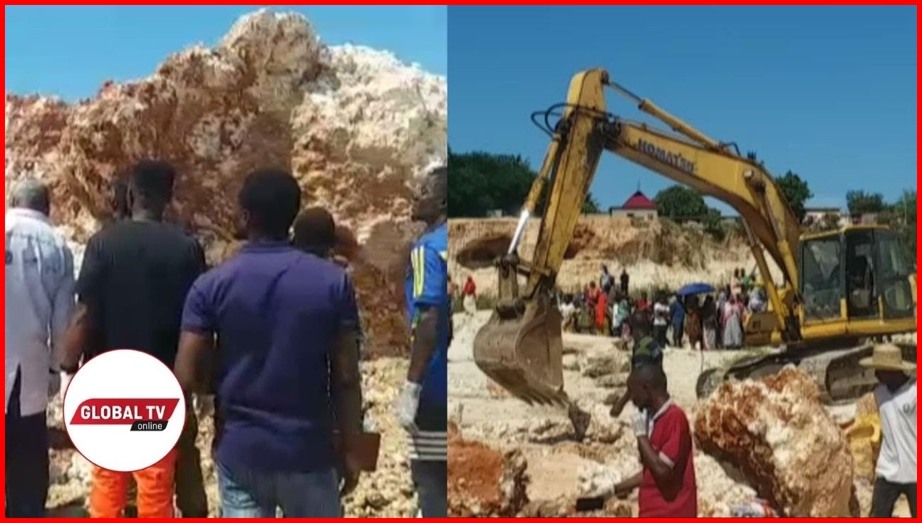 Breaking: Watu Wafukiwa Na Kifusi Kigamboni, Zoezi La Uokoaji Linaendelea Muda Huu..