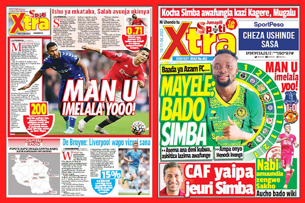 Nunua na Soma Gazeti la SpotiXtra kirahisi zaidi hapa - Global Publishers