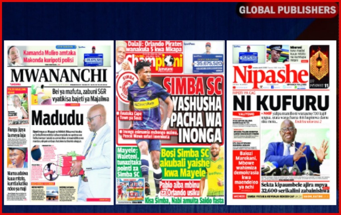 Habari Kubwa za Magazeti ya Tanzania Leo Jumatano, Aprili 13, 2022