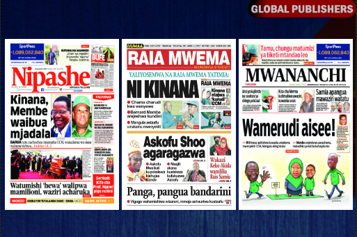 Habari Kubwa za Magazeti ya Tanzania Leo, Aprili 1, 2022 - Global Publishers