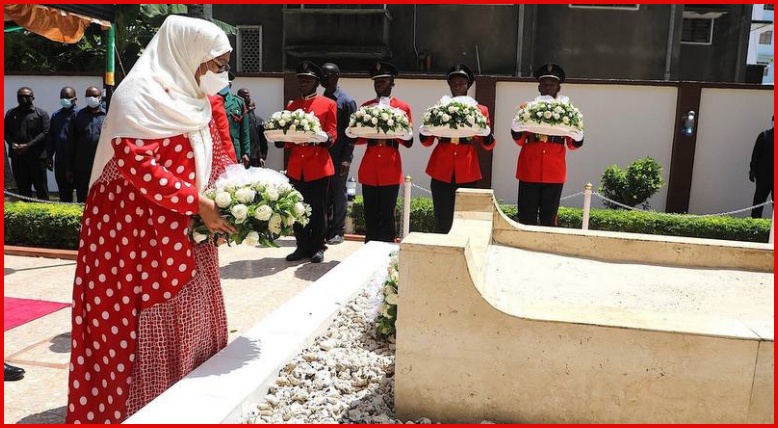 Rais Samia Ashiriki Kumbukizi ya Miaka 50 ya Hayati Sheikh Abeid Aman Karume (Picha +Video) - Global Publishers
