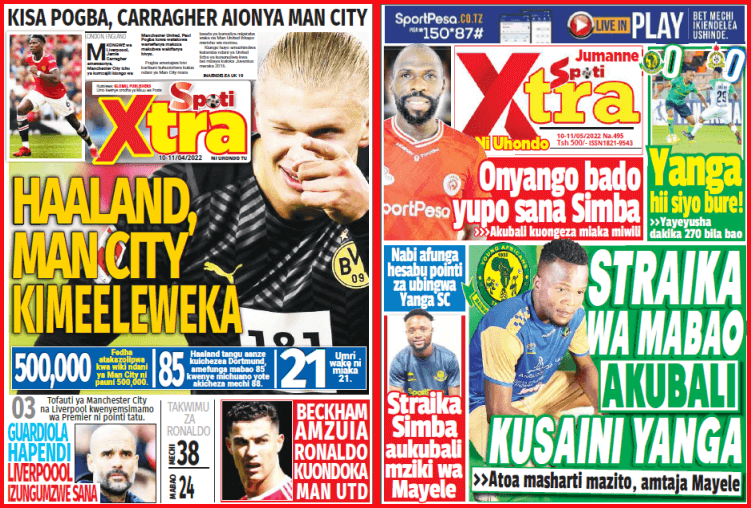 Nunua na Soma Gazeti la SpotiXtra kirahisi zaidi hapa - Global Publishers