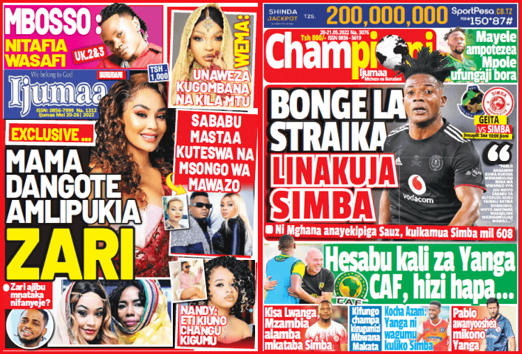 Nunua na Soma Gazeti la Championi na Ijumaa kirahisi zaidi hapa - Global Publishers