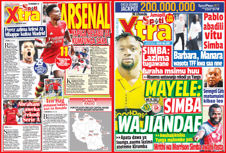 Nunua na Soma Gazeti la SpotiXtra kirahisi zaidi hapa - Global Publishers