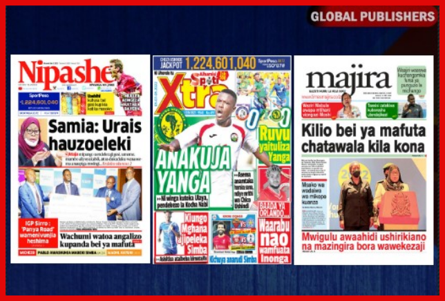 Habari Kubwa za Magazeti ya Tanzania Leo Alhamisi, Mei 5, 2022 - Global Publishers